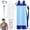 2PCS, variant on Water Filter Straws, Survival Filtration Portable Gear, Supply for Drinking Hiking Camping Team Family Outing
