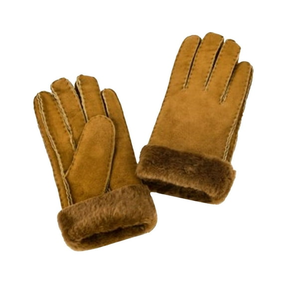 Eastern Counties Leather Womens Cuffed Sheepskin Gloves