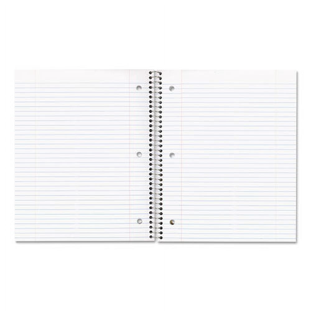 1-Subject Wirebound Notebook, 3-Hole Punched, Medium/college Rule, Randomly Assorted Front Covers, 11 X 8.88, 80 Sheets | Bundle of 5 Each