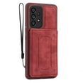thumbnail image 7 of ELEHOLD Magnetic Wallet Case for Samsung Galaxy A54 5G,PU Leather Card Slots Stand Function Shockproof  Multi-Functional Purse Case with Wrist Strap for Samsung A54 5G,Red, 7 of 7