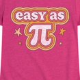 thumbnail image 3 of Instant Message - Easy As Pi - Toddler & Youth Girls Short Sleeve Graphic T-Shirt, 3 of 6