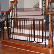 cardinal gates extension for wrought iron dcor pet gate, 10.5-inch, black