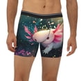 thumbnail image 2 of Salouo Whimsical Axolotl Fantasy Pattern Men's Boxer Briefs, Soft & Breathable Underwear Elastic Waistband Briefs for Men,1-Pack, 2 of 7