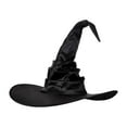 thumbnail image 3 of Sombrero de puntiaguda, accesorio de disfraz de personaje, mago, , mujer, hombre, sombrero para Sin colgante Zulema Sombrero negro, 3 of 7