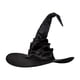 thumbnail image 3 of Sombrero de puntiaguda, accesorio de disfraz de personaje, mago, , mujer, hombre, sombrero para Sin colgante Zulema Sombrero negro, 3 of 7
