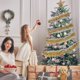 thumbnail image 2 of Adornos navideños Avdjesfny, serpentinas metálicas, guirnalda navideña de 6,6 pies, decoración para árbol de Navidad para fiestas en interiores y exteriores, 2 of 6
