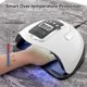 thumbnail image 4 of 2025 280W UV Lamp for Gel Nails Portable 66LED Nail Lamp with Automatic Sensor and 4 Timer LCD Display, 4 of 5