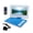 Blue, variant on All-in-One Portable DVD Player 13" Chassis, HD Swivel Screen Travel Media Player with USB TF Slots ,Travel Gear