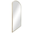 Better Homes and Gardens 30x60 Brushed Gold Aluminum Arch Mirror