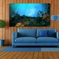 thumbnail image 2 of Turtle Canvas Art Deep Ocean Picture Wall Art Blue Sea Framed Painting Wall Decor For Home Office Bedroom Reeady to Hang, 2 of 6