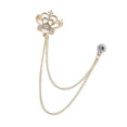thumbnail image 1 of Broche de cadena de cristal Sunnimix para hombre 3x, 1 of 8