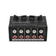 thumbnail image 2 of Mezclador Estéreo, Mezcladores de Audio de 4 Canales Pasivos Pasivos Negro Portable Para Mezclar, 2 of 7