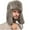 Gray, variant on Xfvqtps Mens Trapper Hat with Ear Flap Artificial Fur Windproof Coldproof Warm Thickened Camping Hunting Fall Winter Fluffy Plush Hat Brown