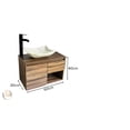 thumbnail image 4 of Mueble De Baño+ovalin Marmol+monomando Minimalista Moderno, 4 of 9
