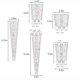 thumbnail image 5 of Plantilla de Ado Triangular Soledad Plantillas de acolchado Longitud de 175 pulgadas, 5 of 5