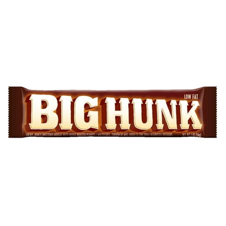 BIG HUNK - Chewy Honey Sweetened Nougat Roasted Peanuts, 6 Bars
