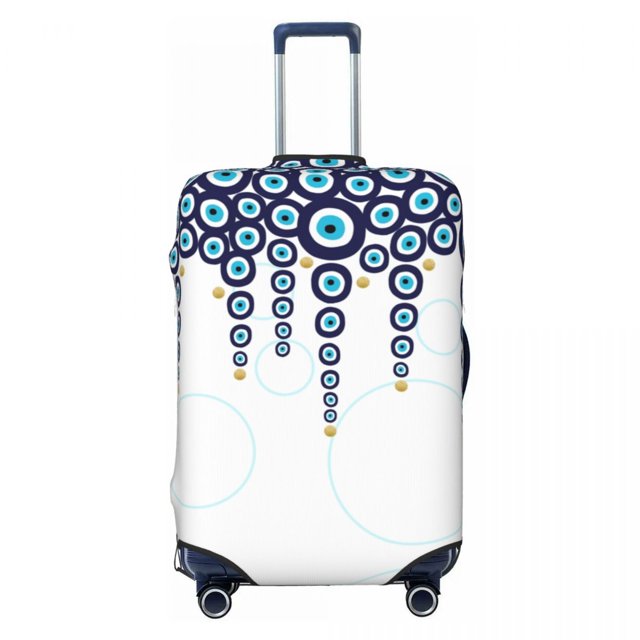 Custom Evil Eye Luggage Cover Elastic All Seeing Eye Art Travel Suitcase Protective Covers Fits 18-32 Inch