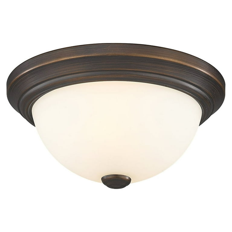 Millennium Lighting 15-in Rubbed Silver Traditional Incandescent Flush Mount Light Millennium Lighting 15-in Rubbed Silver Traditional Incandescent Flush Mount Light