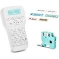 thumbnail image 1 of Label Maker Machine with Tape Rechargeable Label Maker Portable QWERTY Keyboard Labeler with Backlit LCD Screen tooth Label Printer LM for Kitchen Office School Organization, 1 of 9