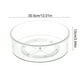 thumbnail image 3 of Organizador de cocina giratorio de gran capacidad con plato giratorio de 360° para especias, condimentos, suministros de repostería, refrigerador, despensa, gabinete, encimera, baño y almacenamiento, 3 of 6