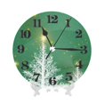 thumbnail image 7 of Kdxio Clock number Print Wall Clock,10 Inch Battery Operated Wall Clocks,Silent Non Ticking Small Analog Clock for Living Room,Office,Home,Bedroom,Kitchen,Bathroom, 7 of 7