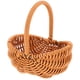 thumbnail image 1 of Cesta de almacenamiento tejida, cesta de flores tejida con arreglo floral, cesta pequeña con asa, 1 of 6