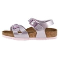 thumbnail image 2 of Birkenstock Kids Rio (Toddler/Little Kid/Big Kid) Electric Metallic Lilac Birko-Flor, 2 of 5