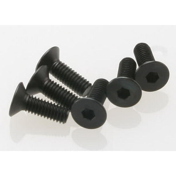 TRA2542 Traxxas Screws Countersunk 4X12mm Hex (6) TRA2542