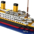 thumbnail image 4 of Kit de bloques de construcción KKXX Titanic con 1860 piezas, 4 of 7
