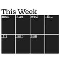 thumbnail image 1 of Plan Board Black Rectangular Self-Adhesive 1Pcs 22.8X17.7X0.1In Students Teachers, 1 of 7