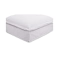 thumbnail image 4 of Moe's Home Collection Olivia Ottoman White Fabric Ottomans, 4 of 6