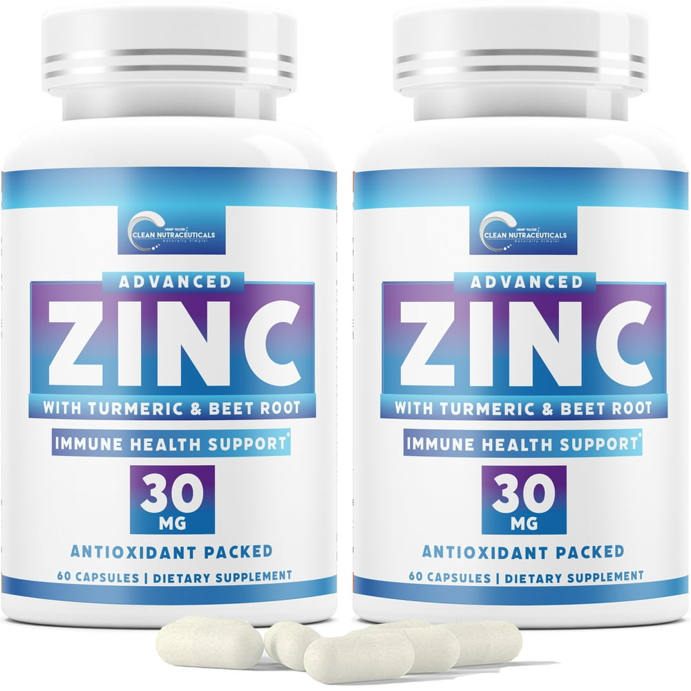Zinc 30mg [Triple Potency] Supplement - Immune Support System from ...