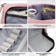 thumbnail image 3 of Estuche de lápices de gran capacidad, estuche de lona con asa, bolsa de cosméticos de almacenamiento de papelería, útiles escolares para estudiantes de secundaria, adolescentes, adultos, oficina, ros TUNC Sencillez, 3 of 5