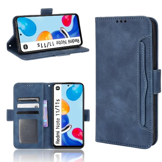 Funda Tipo Billetera GANGXUN para Xiaomi Redmi Note 11 4G – Tapa Flip con Tarjetero