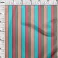 thumbnail image 3 of oneOone Viscose Chiffon Turquoise Green Fabric Stripes Sewing Craft Projects Fabric Prints By Yard 42 Inch Wide-SD, 3 of 6