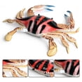 thumbnail image 2 of Modèle en Plastique de Crabe Marin à Pois Rouges Tachetés, Jouet pour Enfants, Ornement de Bureau, 2 of 4