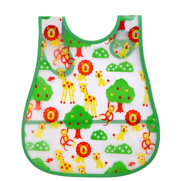 AOMPMSDX Baby Care Cute Kid Bibs Baby Soft Cartoon Bib Waterproof Saliva Dripping Bibs Daily Essentials B One Size