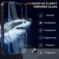 thumbnail image 3 of KOMI for iPhone 16E Case with Screen Protector,Military Grade Heavy Duty Shockproof Phone Cover with Wrist Lanyard Strap for iPhone 16E 2025 Released, Navy Blue, 3 of 7