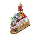 thumbnail image 2 of Huras Together Forever Snow Family Glass Ornameny Mom Dad Brother Sled S420, 2 of 3