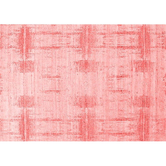 Ahgly Company Indoor Rectangle Solid Red Modern Area Rugs, 8' x 12'