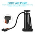 thumbnail image 6 of Black Air Pump Emergency Bike Inflator Motorcycle Tire Auto Mini for Car Household Aluminum Alloy, 6 of 6