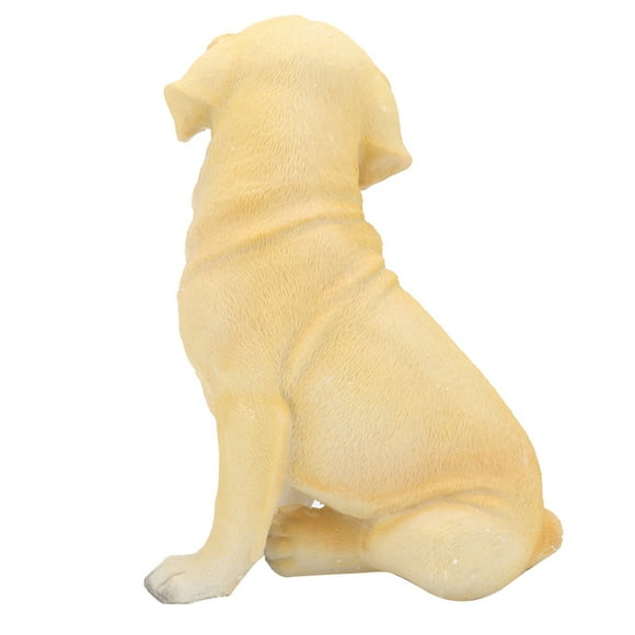 Garden Decor, 7.5 x 5.1 x 9.8in High Simulation Dog Decoration Figurine Decor, for Scenic Decoration Restaurant Park Decoration Community Garden