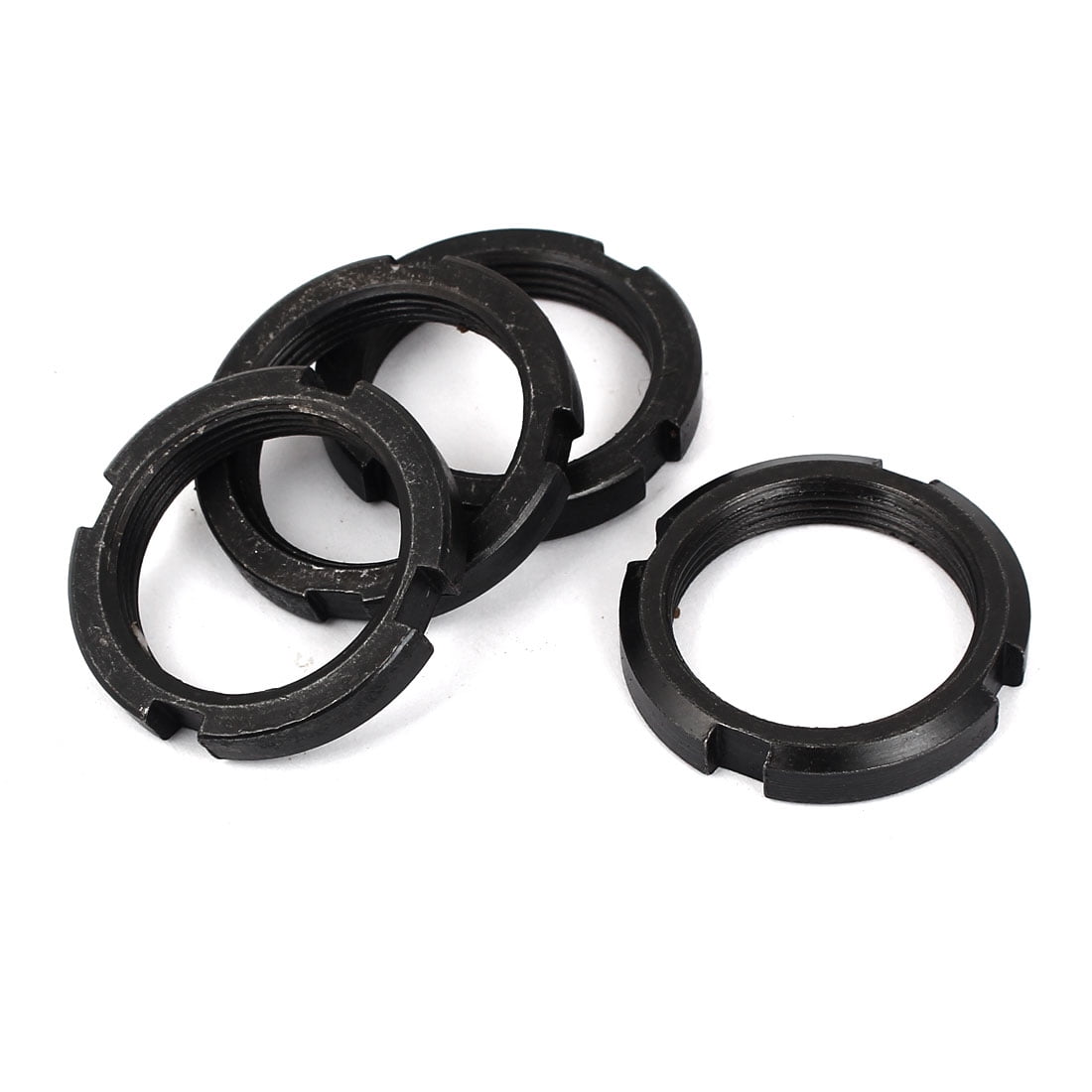 Uxcell 4 Pcs M33 x 1.5mm Pitch Slotted Round Nuts GB812 for Hook