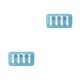 thumbnail image 2 of Cateissary Colgador de pared para cocina, gancho de almacenamiento para baño, estante para sala de estar, llaves extraíbles para el hogar, Azul blanco 2piezas, 2 of 6
