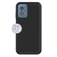 thumbnail image 2 of onn Rugged Phone Case for Motorola moto g PLAY (2024) - Black, 2 of 8