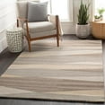 thumbnail image 3 of Mark&Day Wool Rugs, 9x12 Mulhouse Modern Dark Brown Area Rug, Brown Beige Carpet for Living Room, Bedroom or Kitchen (9' x 12'), 3 of 6