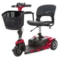 thumbnail image 3 of Vive Mobility 3-Wheel Electric Scooter Bundle – Includes Cup Holder, Mobility Electric Chair, Sheepskin Armrests & Gel Seat Cushion, Blue, 3 of 7