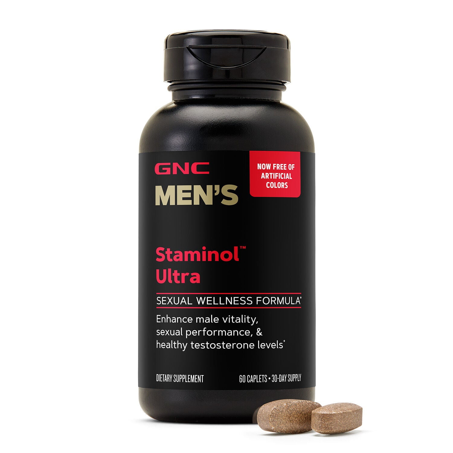 GNC Men's Staminol Ultra - Men's Wellness Supplement, 60 Count, 30 Servings