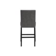 thumbnail image 3 of Global Furniture USA D1622BS Adult Mid Back Upholstered Bar Stools - Set of 2, Gray, 3 of 9