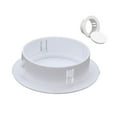 thumbnail image 1 of 40-100mm Decorative Wall Hole Cover Protective Vents Decor Cap Plastic Plug, 1 of 9